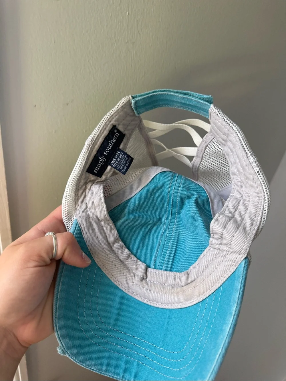 Simply Southern Teal 'Sun Kissed' Mesh Back Hat